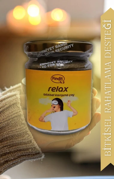Relax Bitkisel Karışımlı Çay – 140 gr | Toz Form | Doğal Rahatlatıcı Bitki Karışımı ürün görseli 1