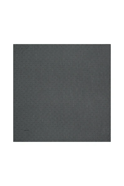 Logolu İpek Koton Jakar Eşarp - 8933984 - Resim 9