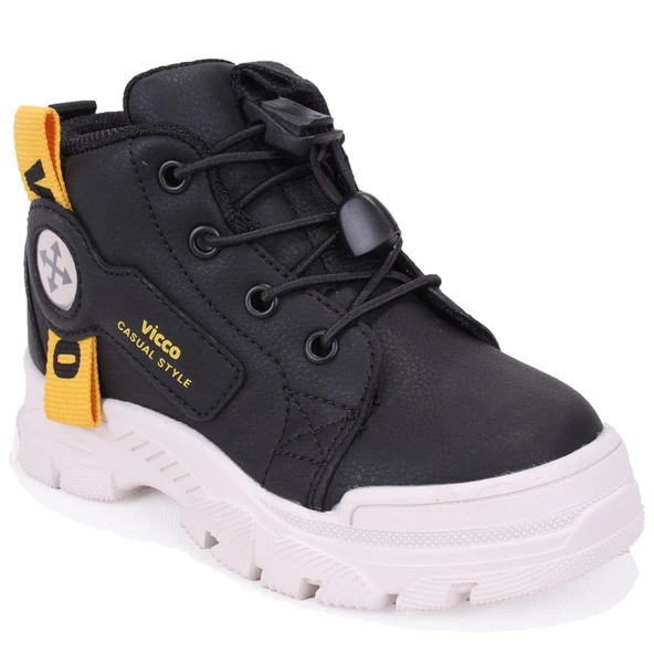 Vicco Marcus 946B24K407 Siyah Ortopedik Günlük Erkek Çocuk Bot