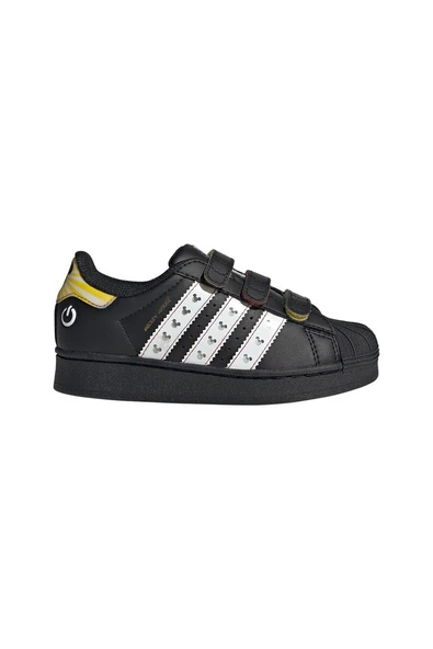 adidas Çocuk  Siyah Işıklı Sneaker SUPERSTAR LED LIGHTS CF C JP8087 ürün görseli 1