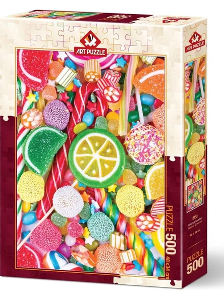 Art Puzzle Renkli Şekerler 500 Parça Puzzle - 5101 ürün görseli 1