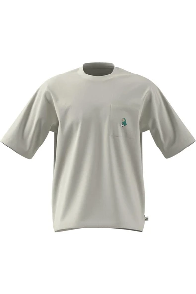 PTTAVM: adidas Erkek Beyaz T-shirt M DOG FTBALL T JL9234
