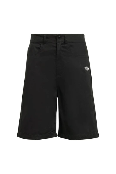 adidas Çocuk  Siyah  Şort TWILL SHORTS JX3887 ürün görseli 1