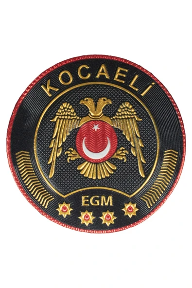 KOCAELİ Çevik Kuvvet Polis Arması 3D Plastik TPU, Yeni Tip, Cırtlı, Standart Ölçü, ürün görseli 1