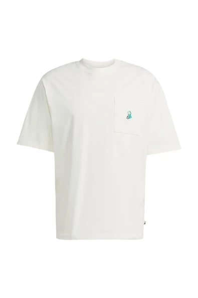 PTTAVM: adidas Erkek Beyaz T-shirt M DOG FTBALL T JL9234