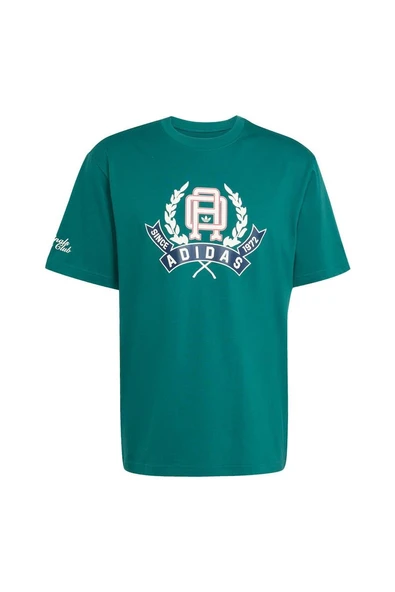 adidas  Erkek  Yeşil  T-shirt GRAPHIC LO SS T JX8161 ürün görseli 1