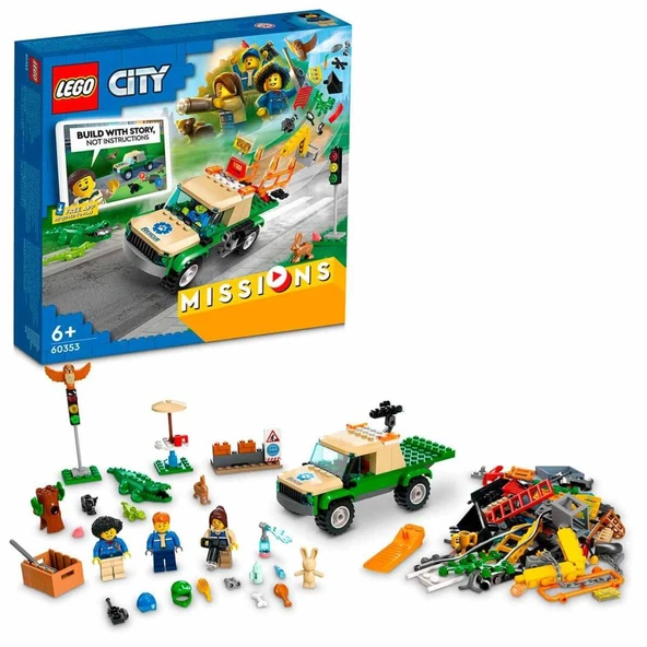 LEGO City Vahşi Hayvan Kurtarma Görevleri 60353 ürün görseli 1