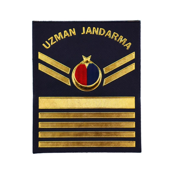 Uzman Jandarma 8 Kademeli Çavuş 3D Rütbe, 2025 Yeni Tip, Bir Çift Cırtlı, Standart Ölçü, 1.sınıf ürün görseli 1