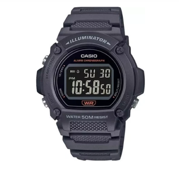 Casio W-219H-8BVDF Dijital Erkek Kol Saat-CA127 ürün görseli 1