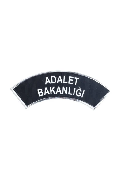 Adalet Bakanlığı 3D Kol Arması, Yeni Model Tip, Standart Ölçü, 1.sınıf Plastik Ultra Kaliteli ürün görseli 1