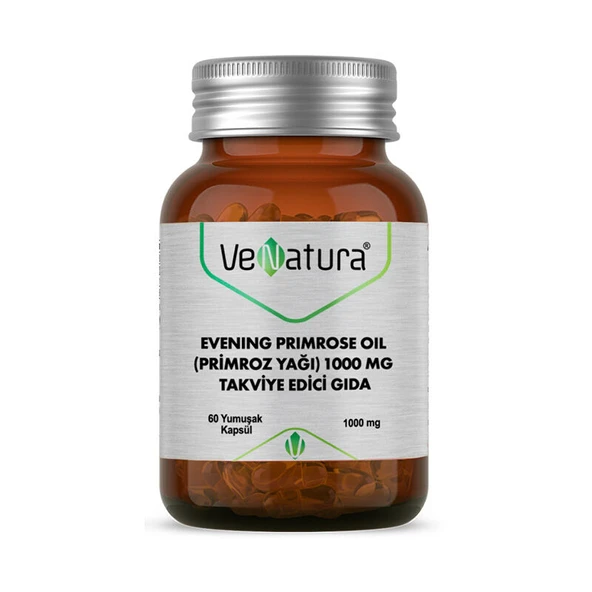 VeNatura Evening Primrose Oil (Primroz Yağı) 1000 mg 60 Kapsül ürün görseli 1
