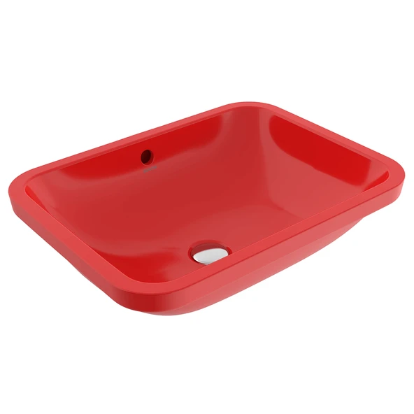 Bocchi Scala Tezgah Altı Lavabo 55 Cm Parlak Kırmızı 1006-019-0125 ürün görseli 1