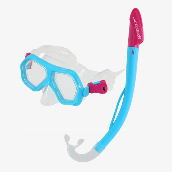 Speedo SOL25004C-LACY Ju Dual Lenses Mask With Snrkl Çocuk Şnorkel Set ürün görseli 1