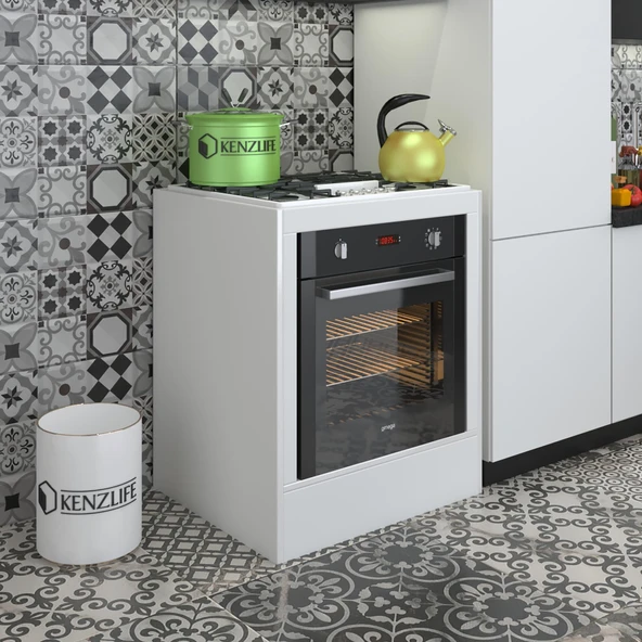 Kenzlife ankastre modülü kabini aziz byz fırın ocak dolabı 70 cmye kadar ocak için uyumlu ürün görseli 1