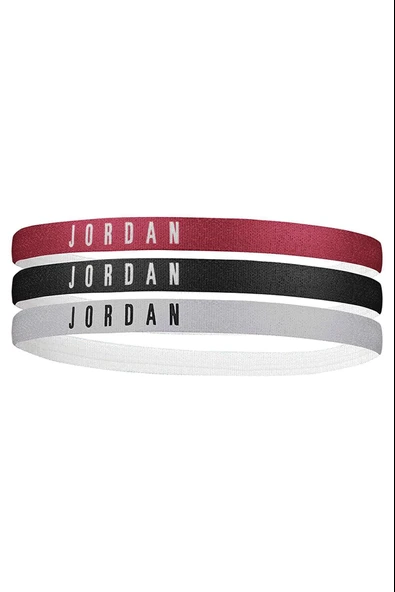 Nike J.000.3599.626.OS Jordan Headbands 3 Pk Gym Unisex Saç Bandı ürün görseli 1