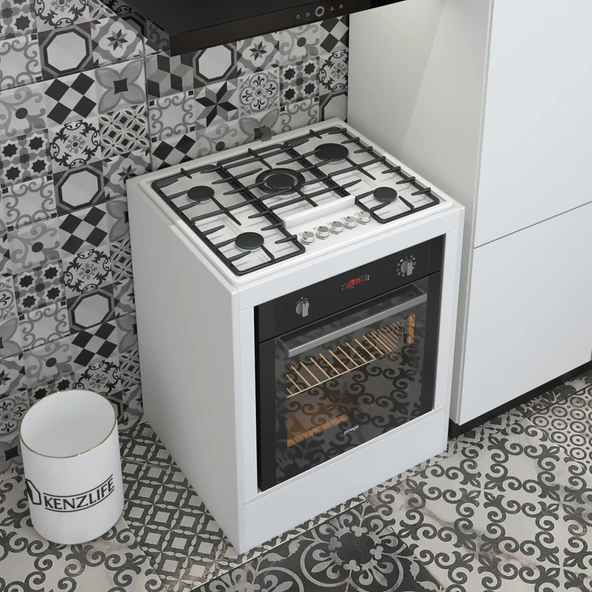 Kenzlife ankastre modülü kabini basıt byz fırın ocak dolabı 80 cmye kadar ocak için uyumlu ürün görseli 1