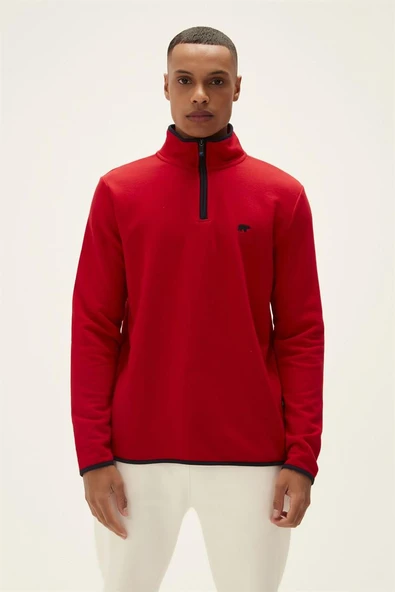 Bad Bear 21.02.12.029-C54 Backup Half-Zip Erkek Sweatshirt ürün görseli 1