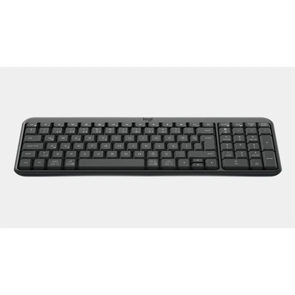 LOGITECH Logitech K250 Kompakt Bluetooth Klavye Grafit - Resim 2
