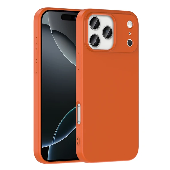 Apple iPhone 17 Pro Kadife Iç Yüzey Yumuşak Dokulu Kamera Korumalı Ince Kapak (mara) ürün görseli 1
