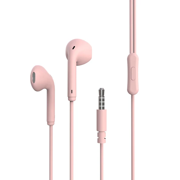 ​HEPTEKİLETİŞİM ER06 3.5mm Kulaklık - Pembe ürün görseli 1