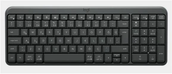 Logitech 920-013460 K250 Kablosuz Bluetooth Siyah Klavye - Resim 2