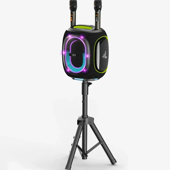 M424 Premium Çift Mikrofonlu 300W Ekstra Bas Bluetooth Hoparlör ürün görseli 1