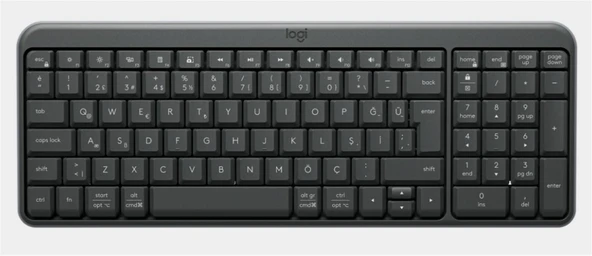 Logitech 920-013460 K250 Kablosuz Bluetooth Siyah Klavye ürün görseli 1