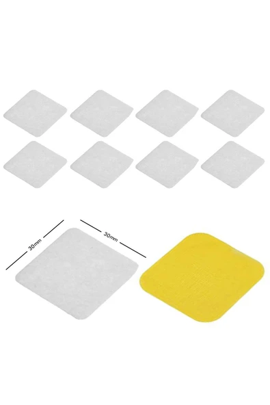 50 Adet 3x3 cm Çift Taraflı Yapışkan Kare Bant ürün görseli 1