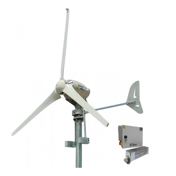 İsta Breeze Set Heli 2 kW 48 V Rüzgar Türbini + Wind Pro Şarj Kontrol Cihazı ürün görseli 1