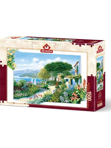 Art Puzzle Kıyı Kasabası 1500 Parça Puzzle - 5370 ürün görseli 1