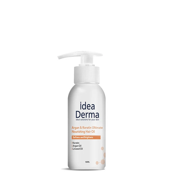 İdea Derma Argan ve Keratin Besleyici Saç Bakım Yağı 100 ml ürün görseli 1