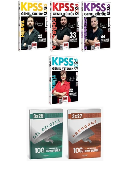 Yargı 2026 KPSS Tarih + Coğrafya + Vatandaşlık + Türkçe 121 Deneme 4 lü Anla Kazan Deneme ürün görseli 1