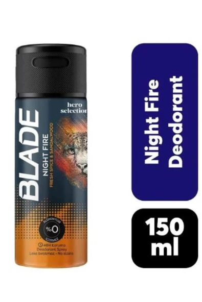 Blade Night Fire Erkek Deodorantı 150 ml ürün görseli 1