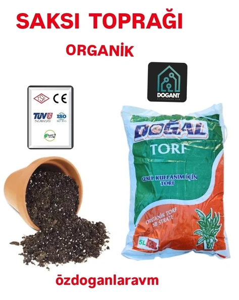 Saksı Bitki Çiçek Torf Dogal 5 L ürün görseli 1