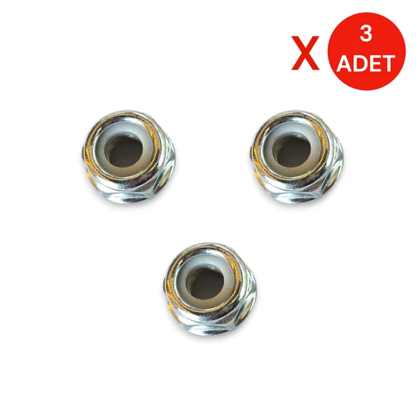 Bıçak Somunu ORAC / Oleo Universal M10x1.25 | Kendinden Contalı – 3 Adet Paket ürün görseli 1