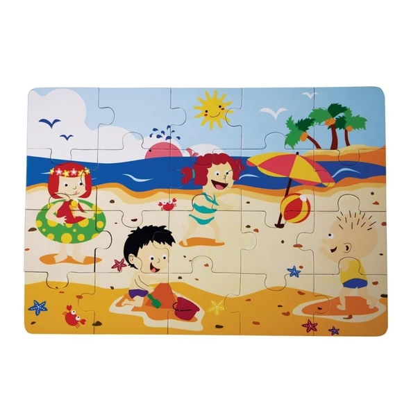 CS-1282 YAZ  AHŞAP YER PUZZLE ürün görseli 1