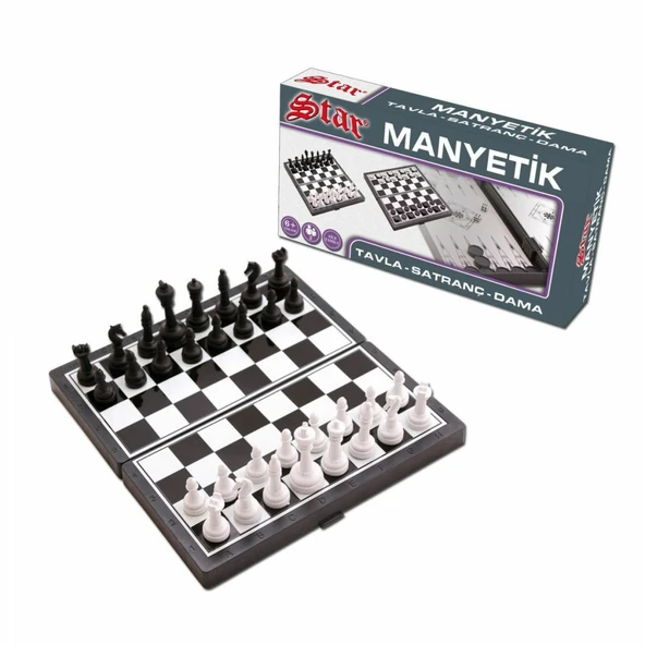 1050170 Manyetik Satranç-Tavla 2si 1 Arada -okey ürün görseli 1