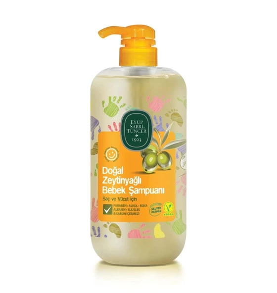 Doğal Zeytinyağlı Bebek Şampuanı 600 ml ürün görseli 1