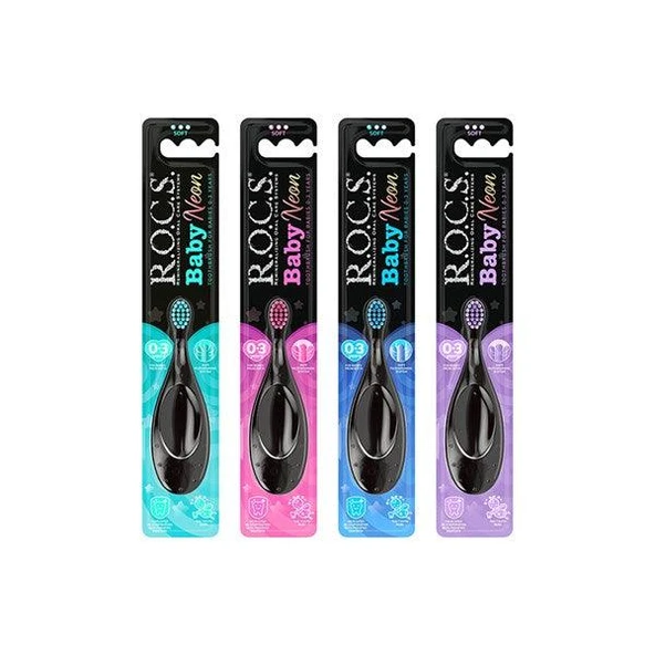 .Baby Neon Ekstra Soft Diş Fırçası 0-3 Yaş ürün görseli 1