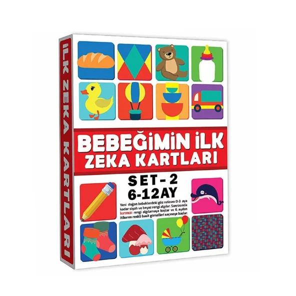 2205 Eğitici Kartlar 6-12 Ay Zeka Kartları ürün görseli 1