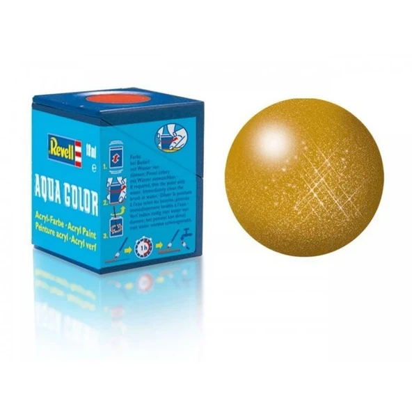 92 - Aqua Color Brass - Metallic Boya - 18 ml ürün görseli 1