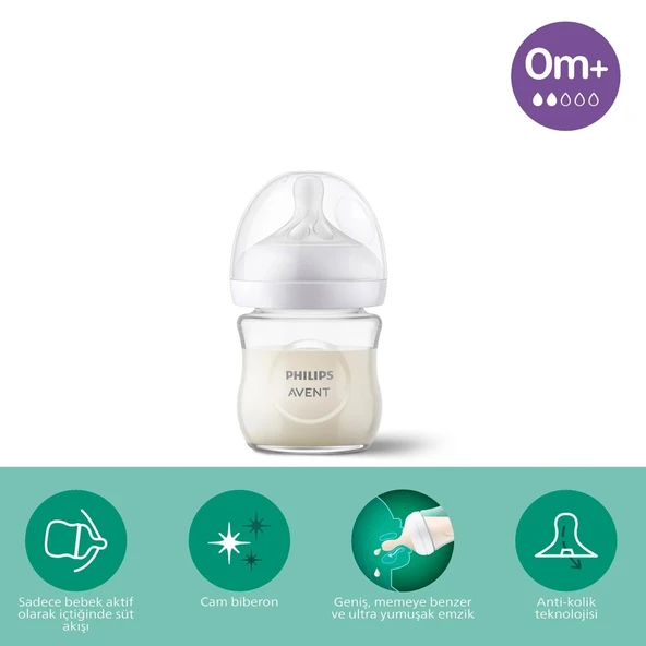 Doğal Tepkili Natural Response Cam Biberon 120 ml 0+ Ay ürün görseli 1
