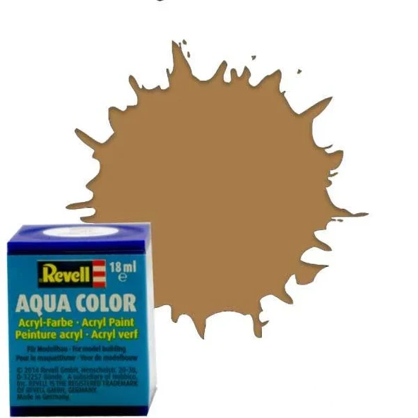 86 - Aqua Color Olive Brown - Mat Boya- 18 ml ürün görseli 1
