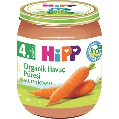 Organik Havuç Püresi 125 Gr ürün görseli 1