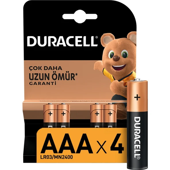4'Lü AAA İnce Kalem Pil ürün görseli 1