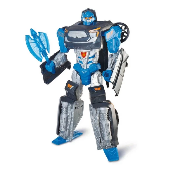 2in1 Sesli ve Işıklı  Dönüşebilen Robot 37 cm ürün görseli 1