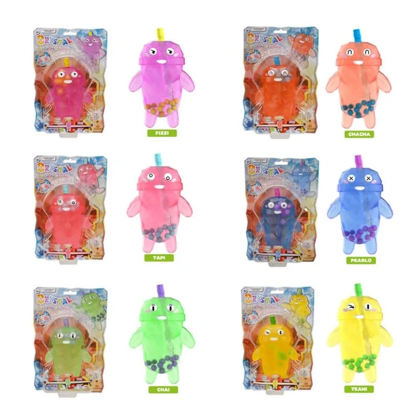 Bubble Tea Crystal Boba Pals Serisi 14 cm - Resim 3
