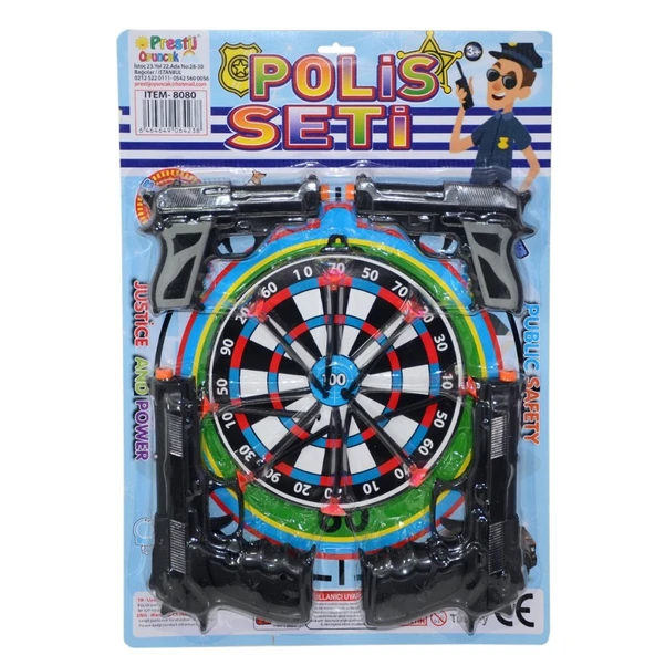 FAB 8080 KARTELALI 4 TABANCALI POLİS SETİ ürün görseli 1