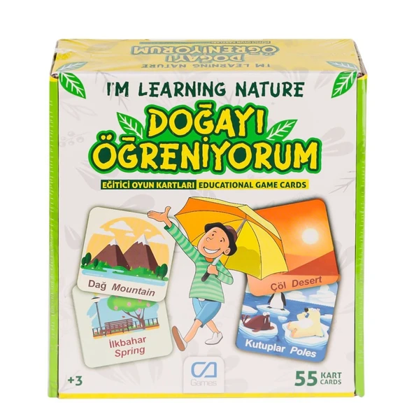CAEGT-5053 Doğayı Öğreniyorum Eğitici Oyun Kartları - ürün görseli 1