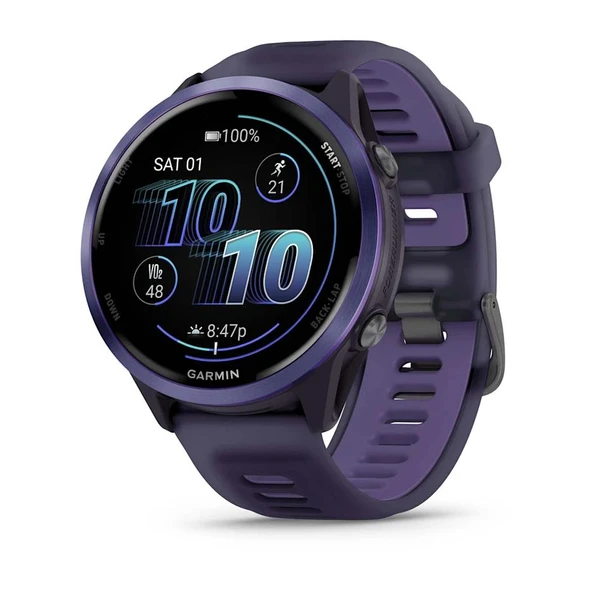 Garmin Forerunner 570 - 47 mm Mor | Gri ürün görseli 1